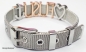 Preview: Glitzer Schleife Schieber für Mesh Armbänder